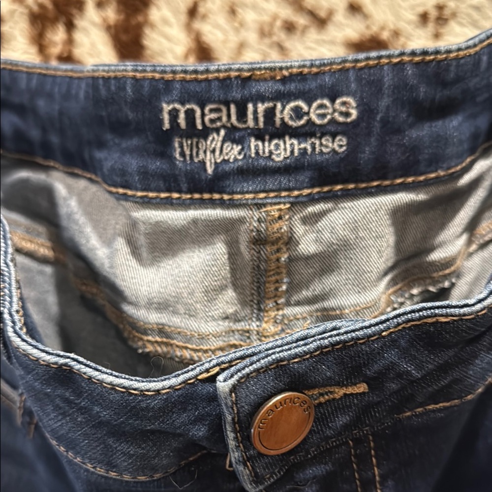 Maurices Evflex High-Rise Blue Jeans